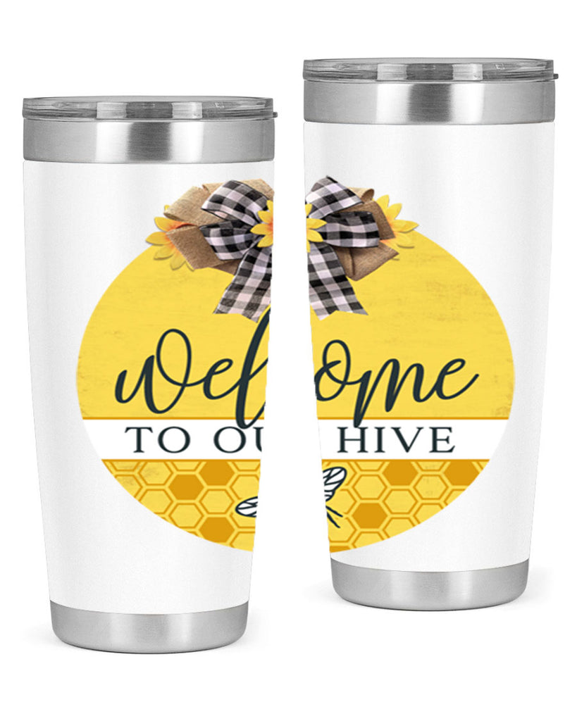 Welcome to our Hive complete yellow Mockup589#- spring- Tumbler