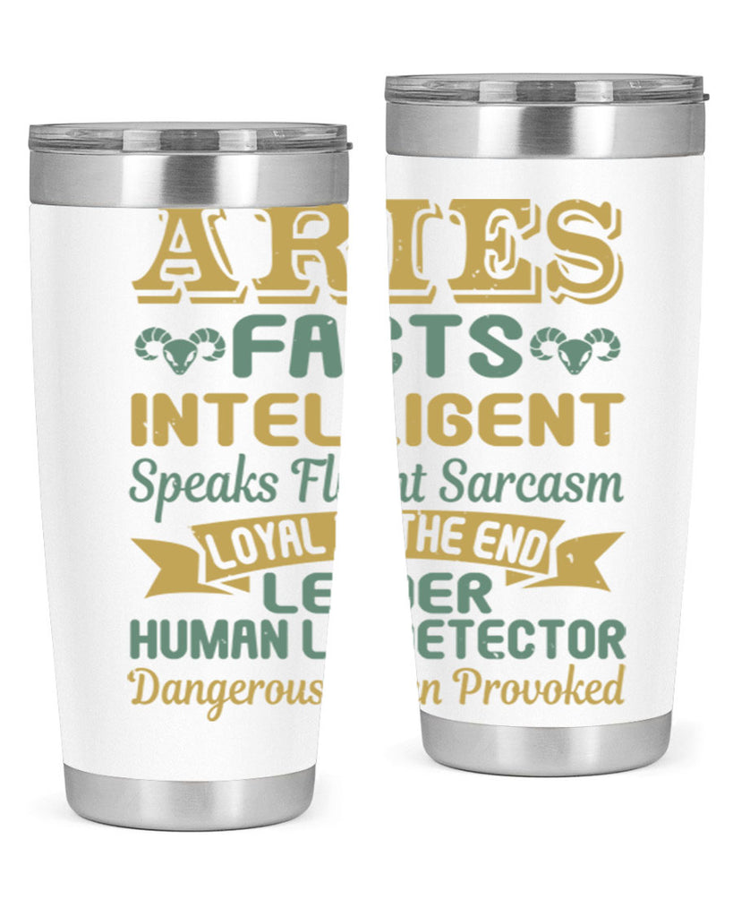 aries 123#- zodiac- Tumbler