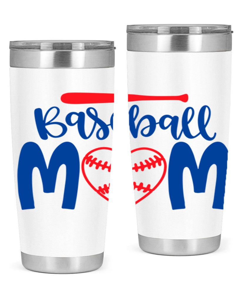 baseball mom 2077#- baseball- Tumbler