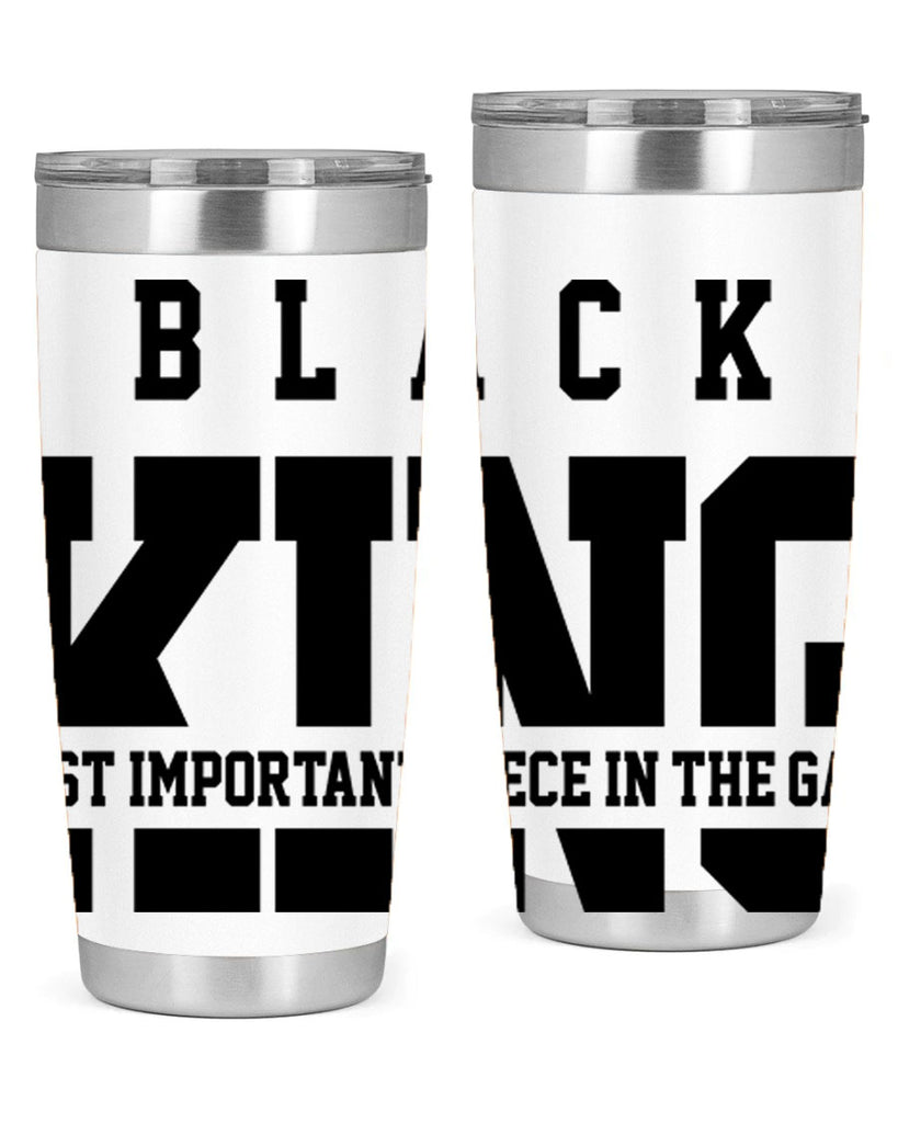 black king 230#- black words phrases- Cotton Tank