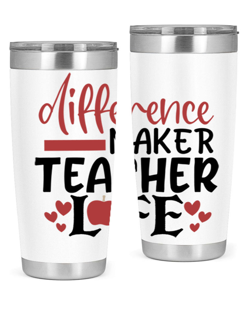 difference maker teacher life Style 184#- teacher- tumbler