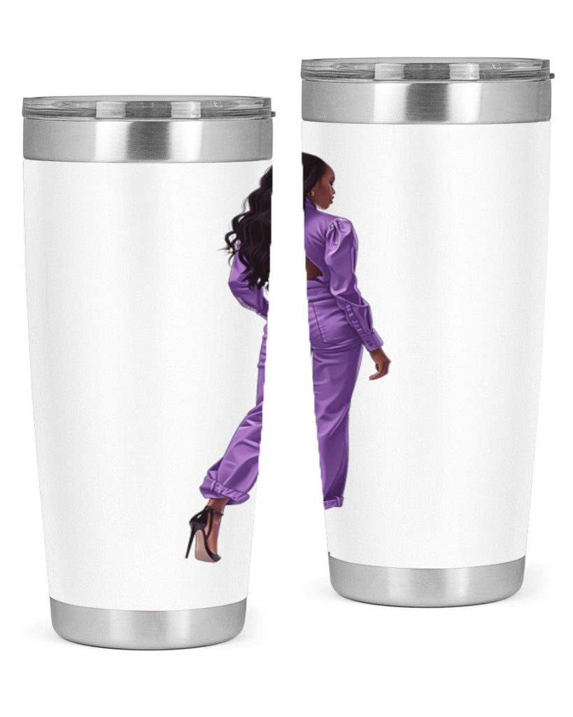 fashion girl in lavender 49#- fashion- Cotton Tank