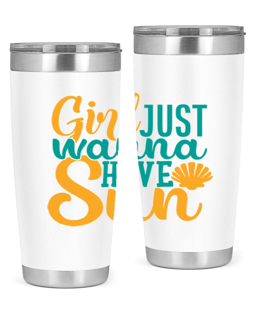girls just wanna have sun Style 101#- summer- Tumbler