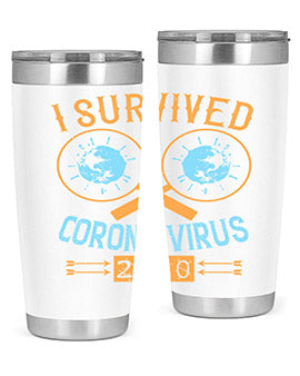 i survived corona virus Style 34#- corona virus- Tumbler