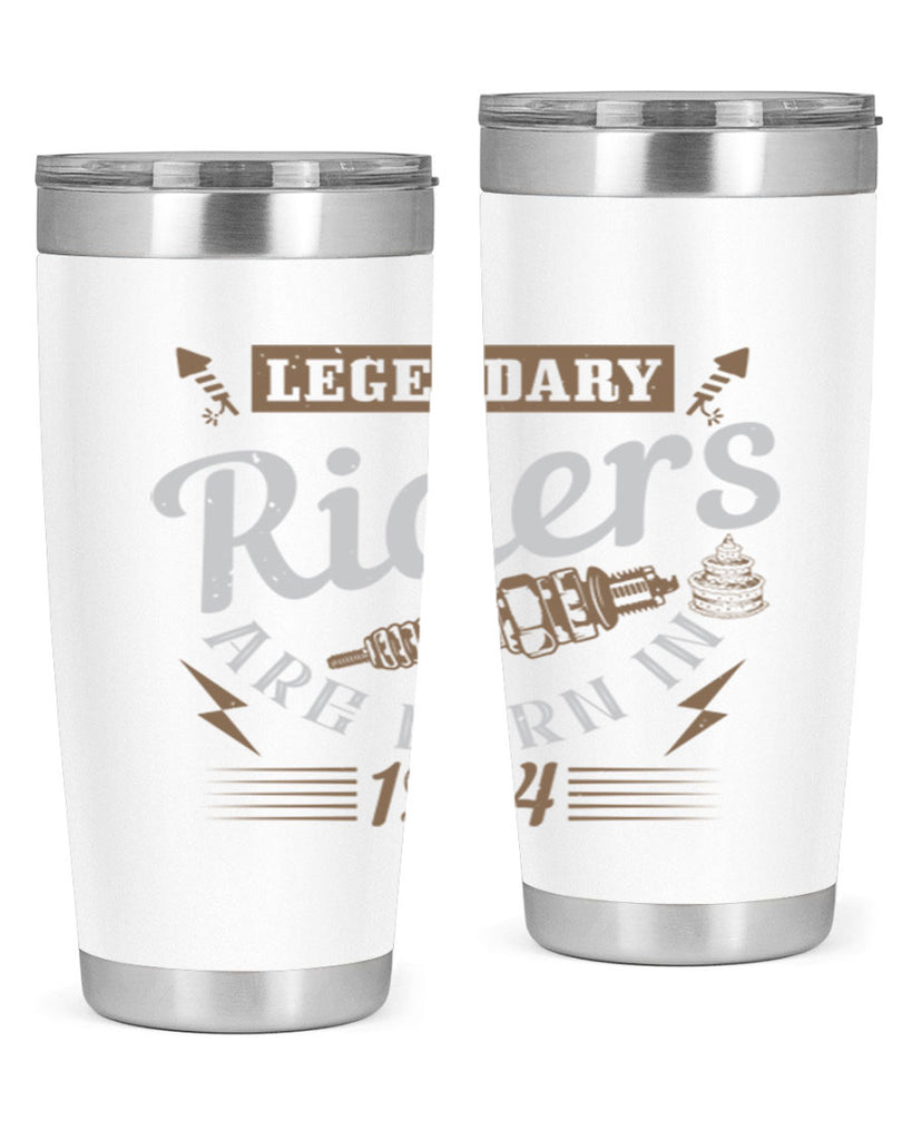 legendary riders are born in Style 60#- birthday- tumbler