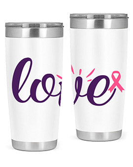 love Style 7#- breast cancer- Tumbler