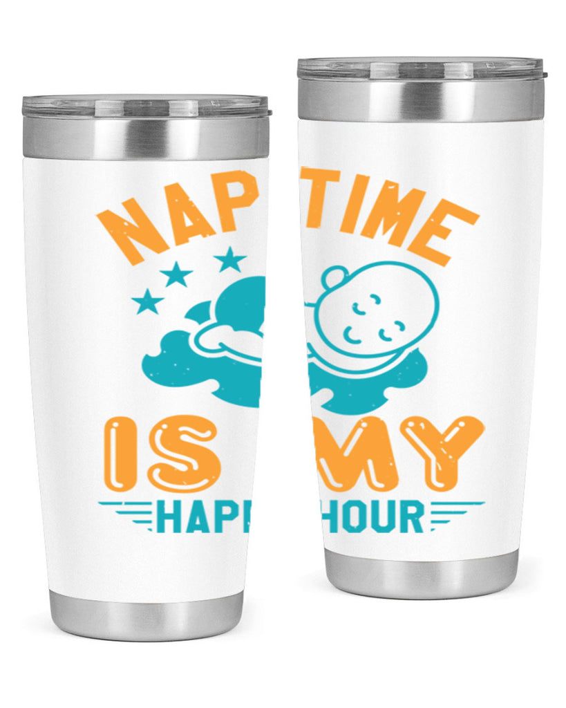 nap time is my happy hour Style 27#- baby shower- tumbler
