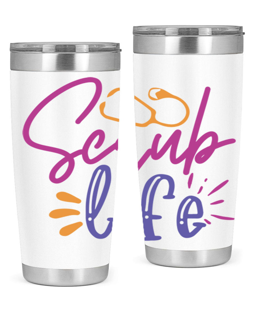 scrub life Style 351#- nurse- tumbler