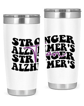 stronger than alzheimers 214#- alzheimers- Tumbler