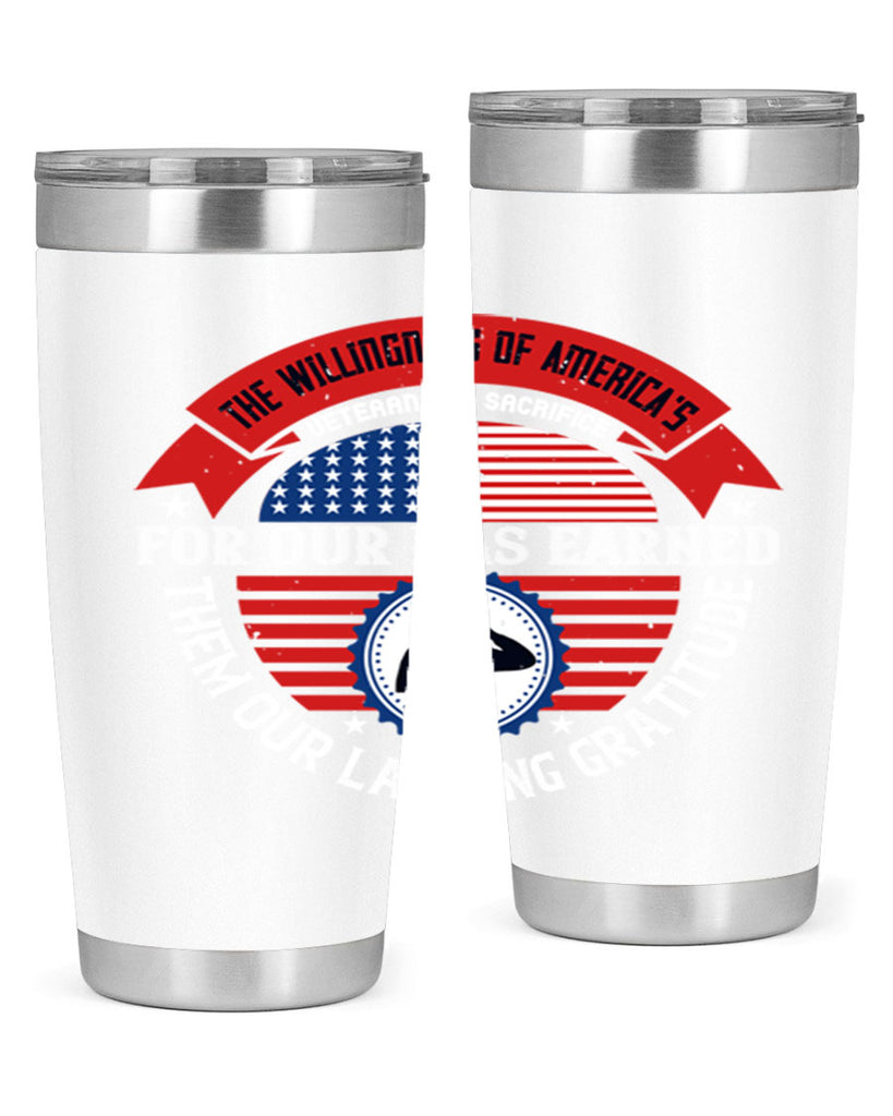 the willingness of americas 88#- Veterns Day- Tumbler
