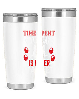 time spend with cat is never wasted Style 120#- cat- Tumbler