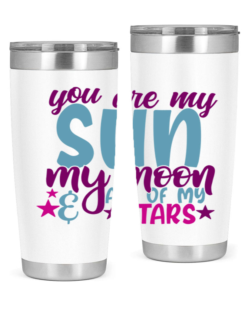 you are my sun my moon all of my stars 6#- family- Tumbler