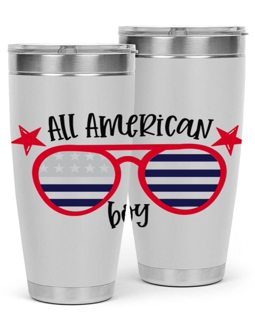 All American Boy Style 141#- Fourt Of July- Tumbler