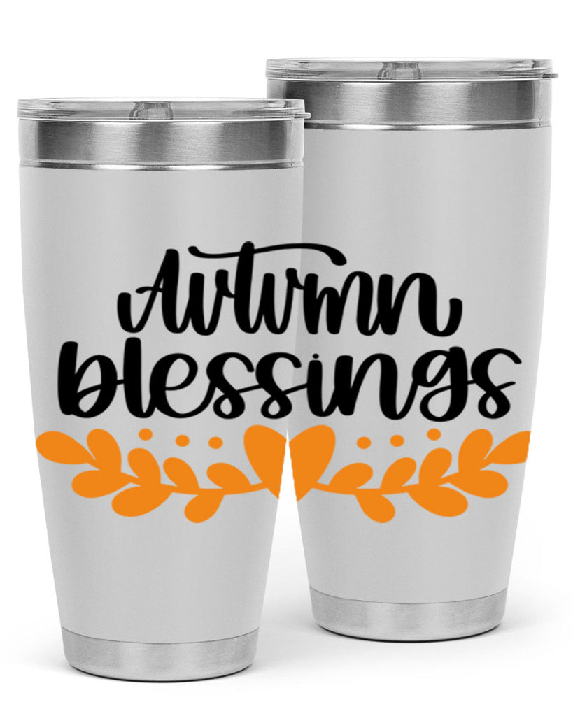 Autumn Blessings 472#- fall- Tumbler