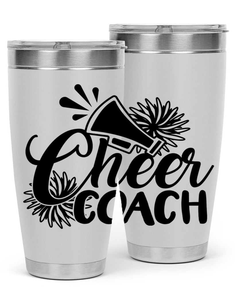Cheer coach 1392#- cheer- Tumbler