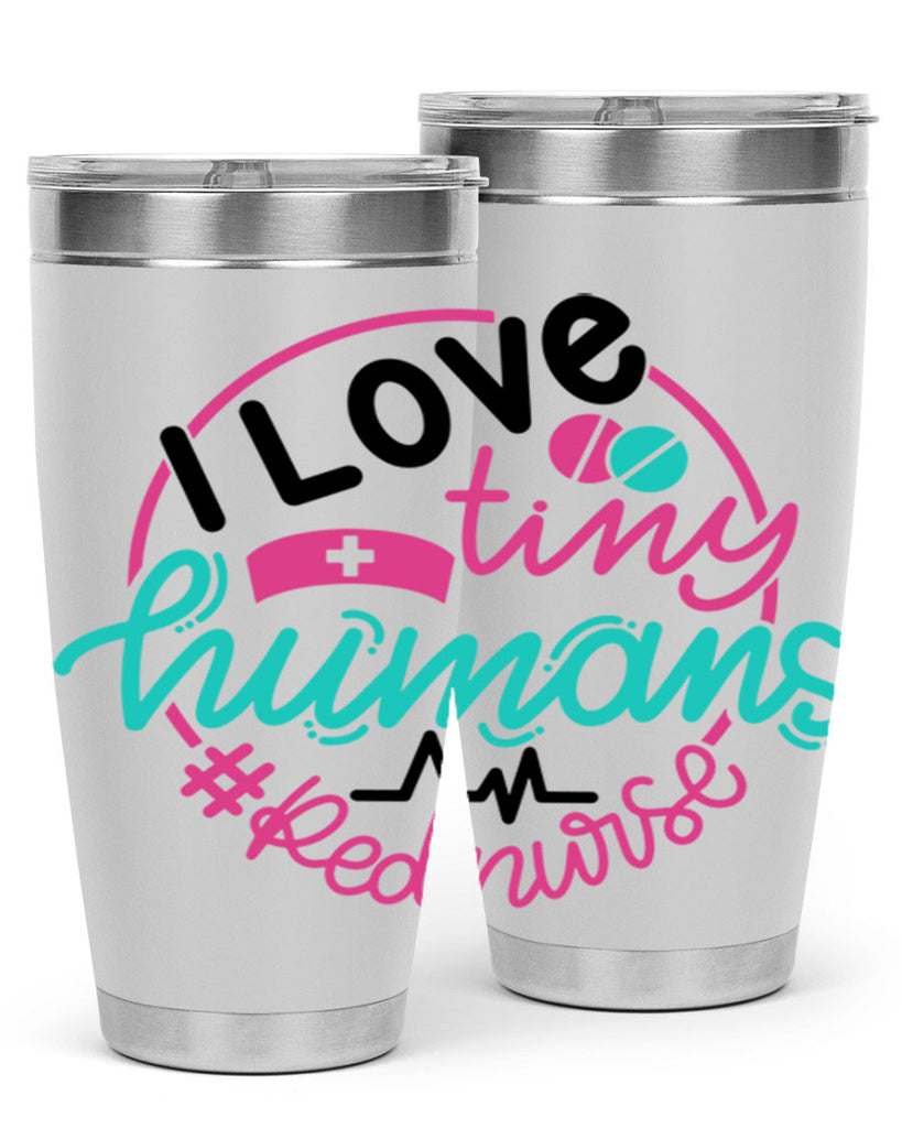 I Love Tiny Humans Red Nurse Style Style 167#- nurse- tumbler
