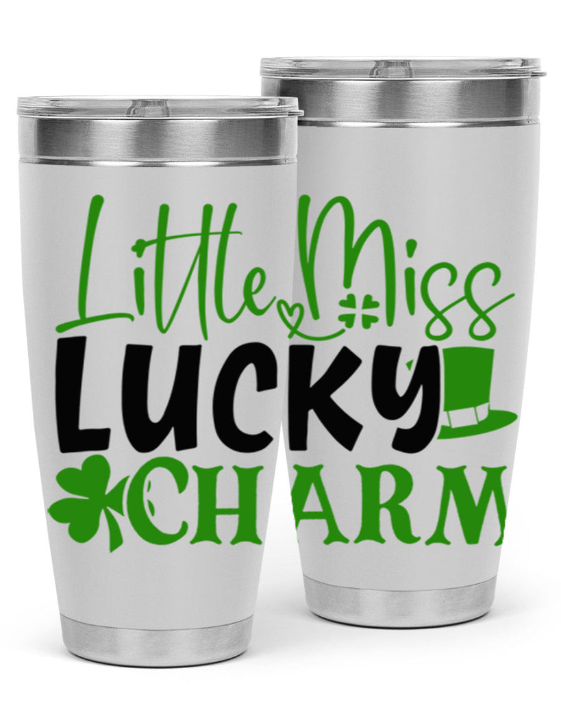 Little Miss Lucky Charm Style 154#- St Patricks Day- Tumbler