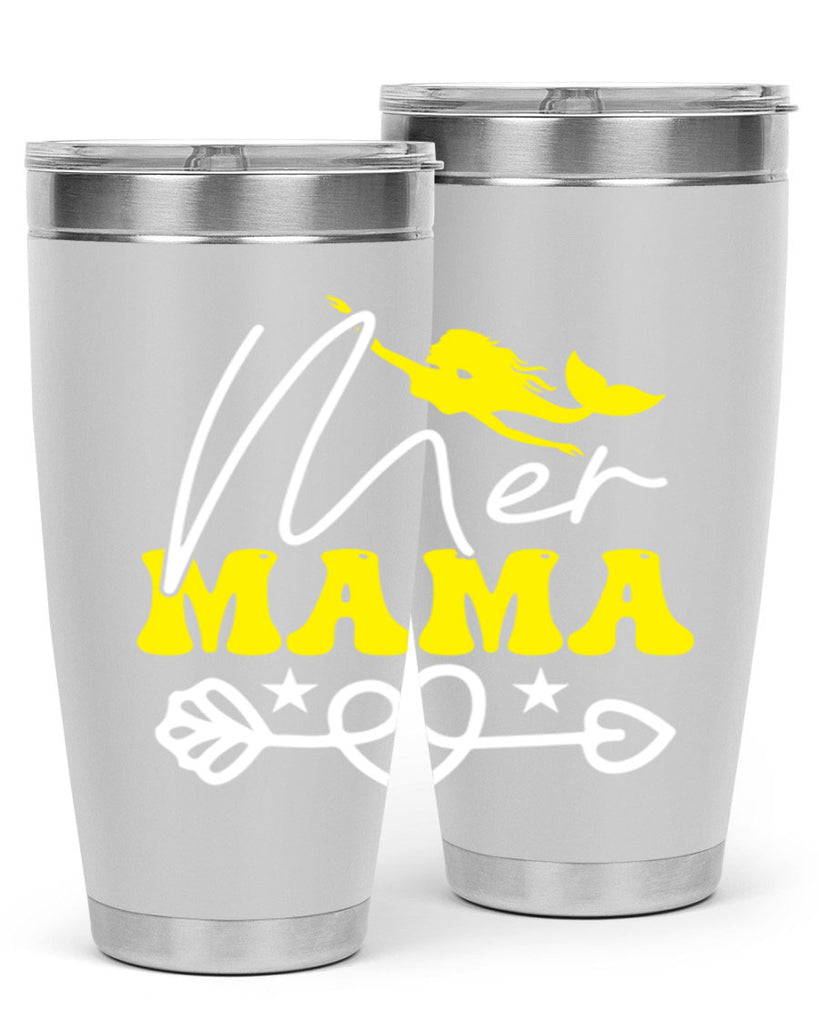 Mer Mama 332#- mermaid- Tumbler