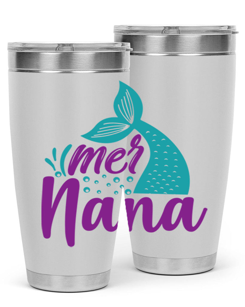 Mer Nana 343#- mermaid- Tumbler