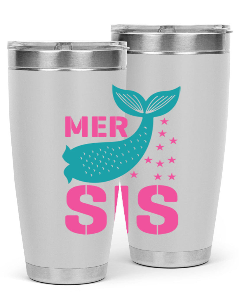 Mer Sis 345#- mermaid- Tumbler