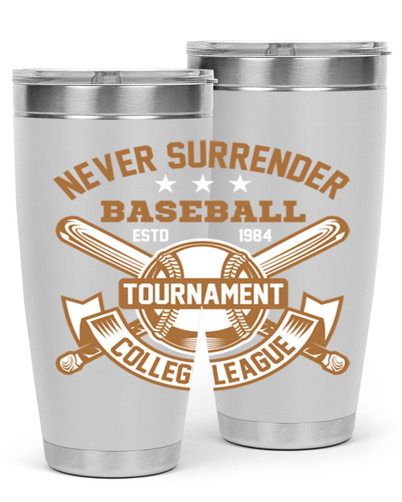 Never 624#- baseball- Tumbler