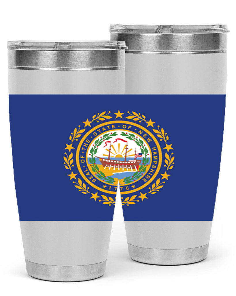 New Hampshire 23#- Us Flags- Tumbler