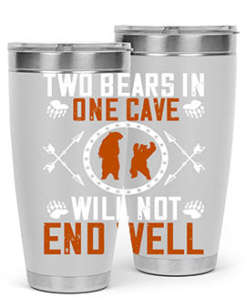 Two bears in one cave will not end well 34#- Bears- Tumbler