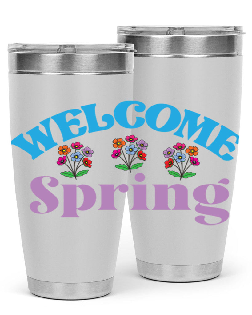 Welcome Spring  600#- spring- Tumbler