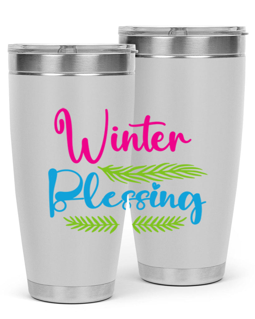 Winter Blessing 486#- winter- Tumbler