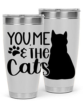 You Me The Cat Style 110#- cat- Tumbler