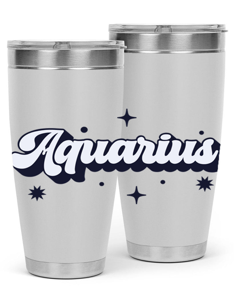 aquarius 82#- zodiac- Tumbler