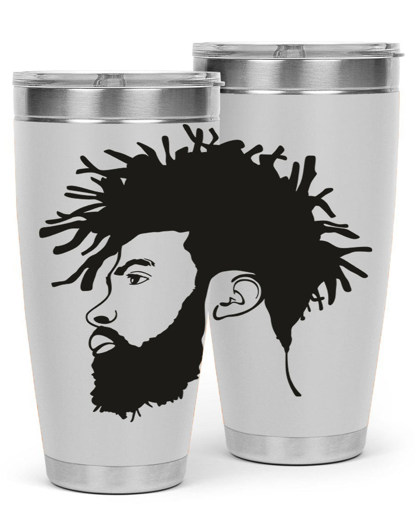 beardman 46#- black men - boys- tumbler
