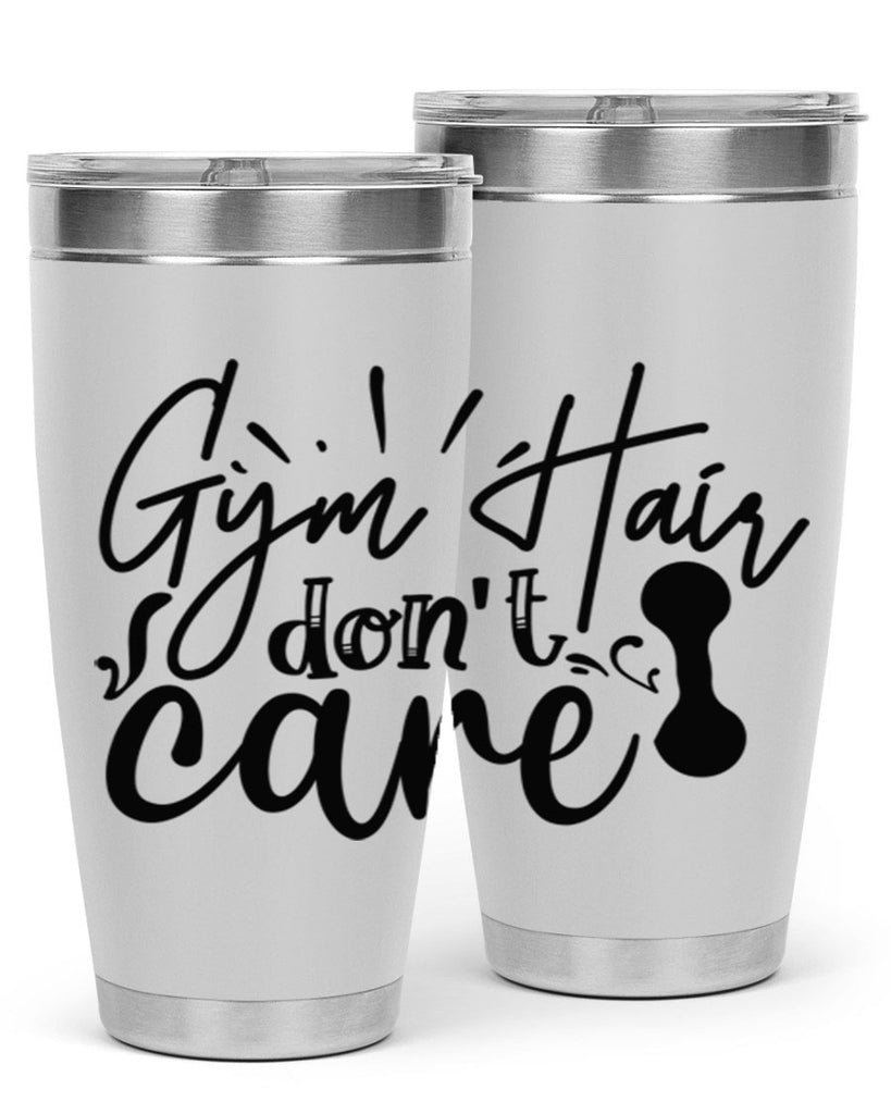 gym hair dont care 43#- gym- Tumbler