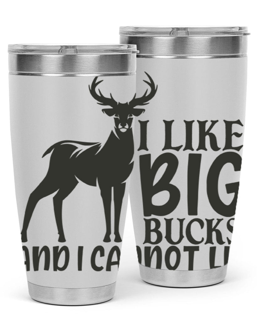 i like big bucks and i cannot lie 8#- hunting- Tumbler
