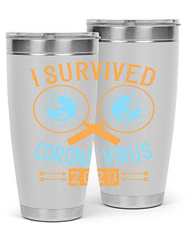 i survived corona virus Style 34#- corona virus- Tumbler