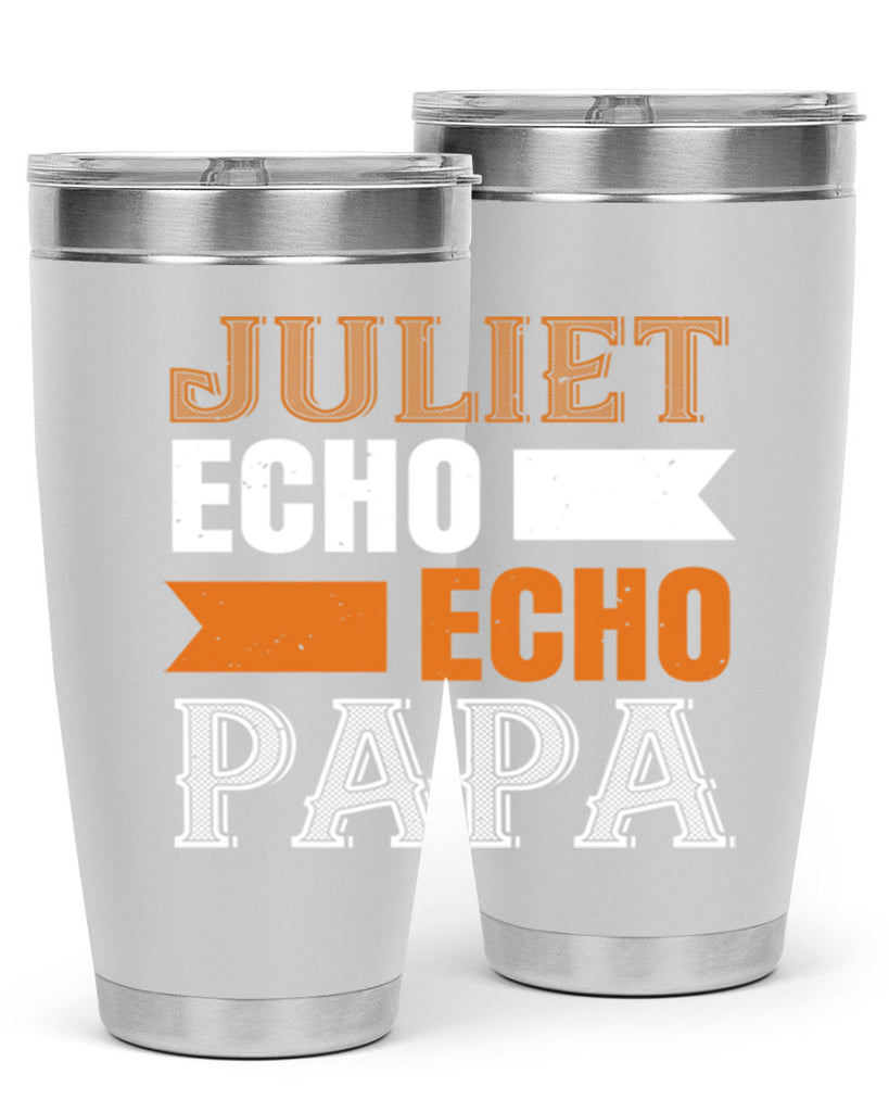 juliet echo echo papa 30#- grandpa - papa- Tumbler