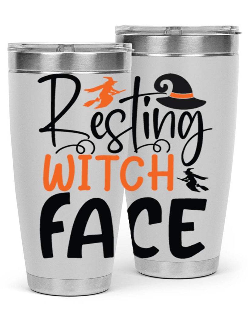 resting witch face 108#- halloween- Tumbler