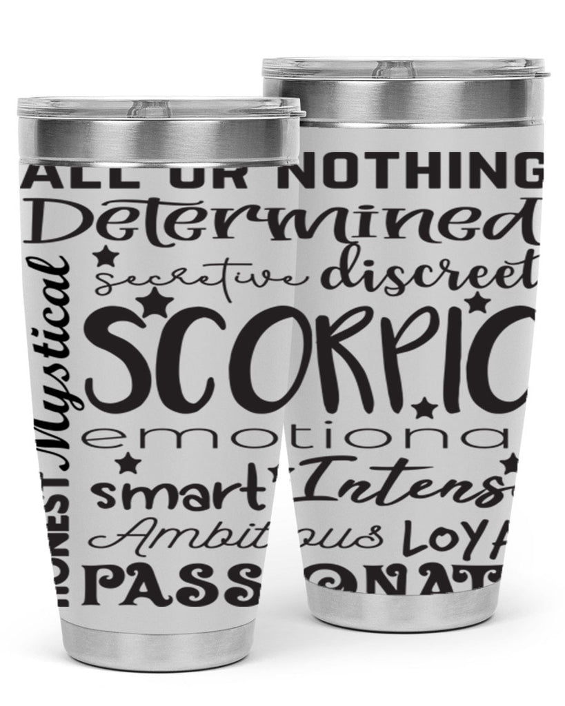 scorpio 572#- zodiac- Tumbler