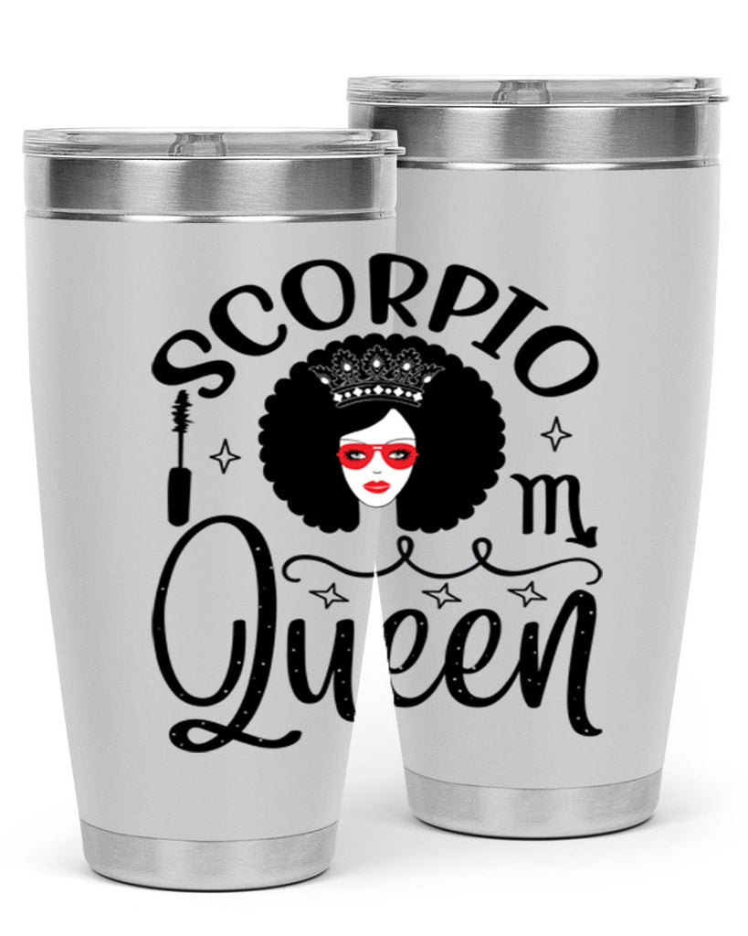 scorpio queen 448#- zodiac- Tumbler