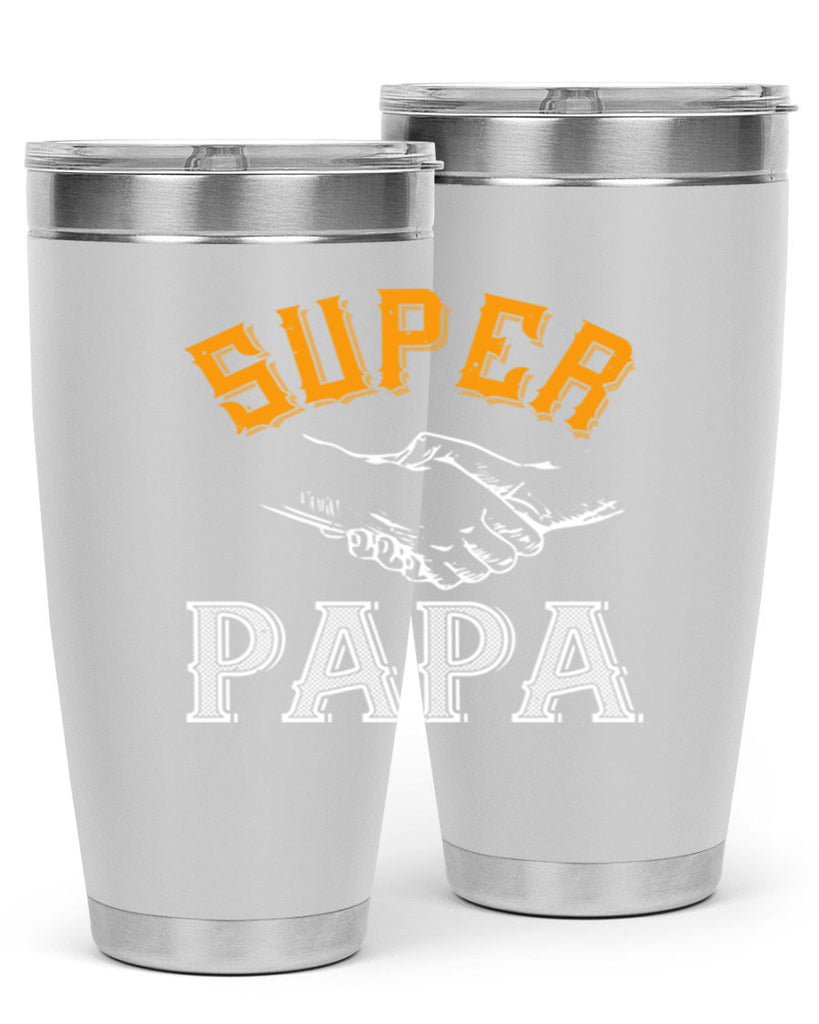 super papa 8#- grandpa - papa- Tumbler