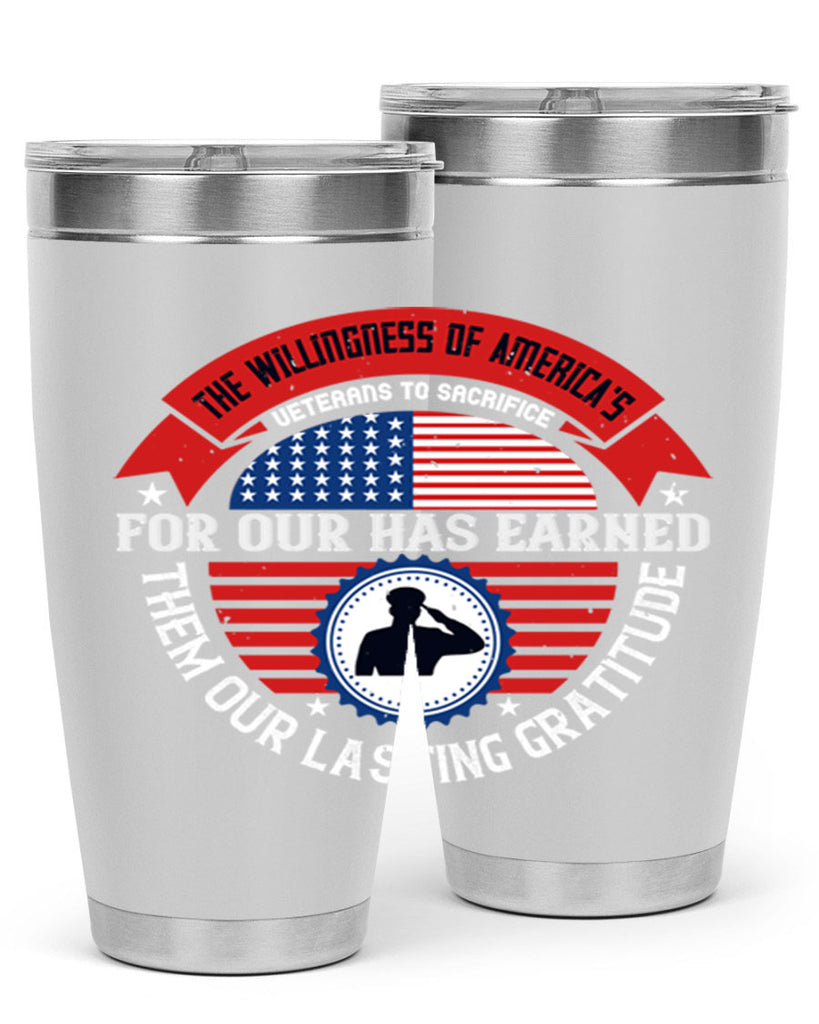 the willingness of americas 88#- Veterns Day- Tumbler