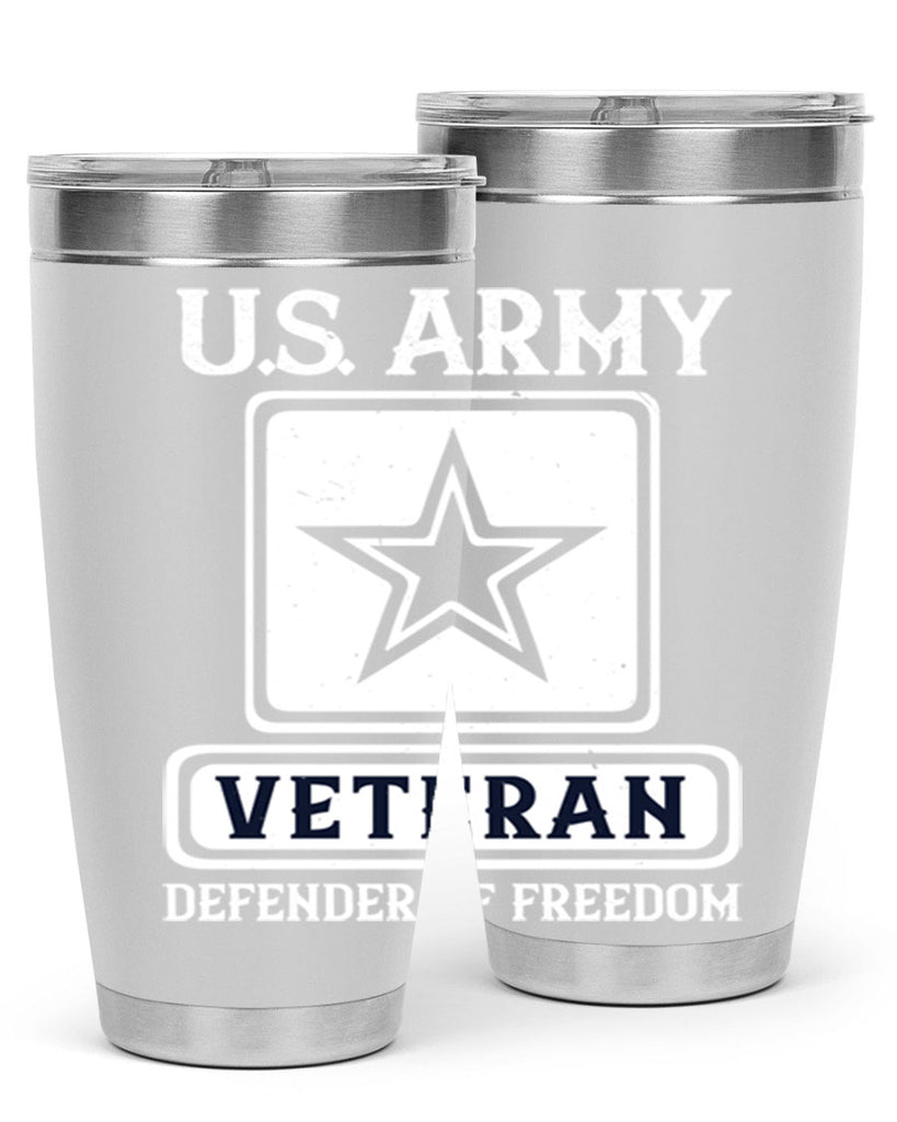 us army veteran defender of freedom 14#- Veterns Day- Tumbler