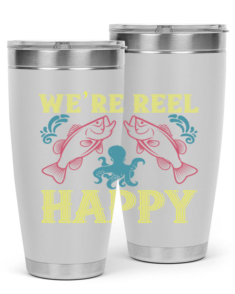 we’re reel happy 233#- fishing- Tumbler