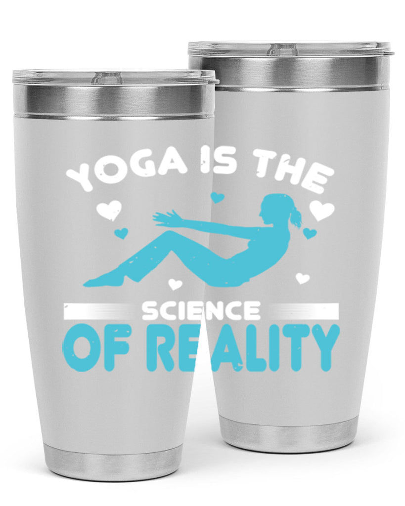 yoga is the science of reality 16#- yoga- Tumbler