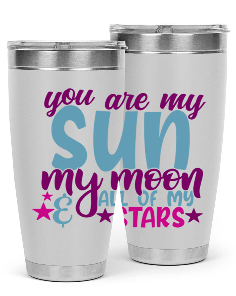 you are my sun my moon all of my stars 6#- family- Tumbler