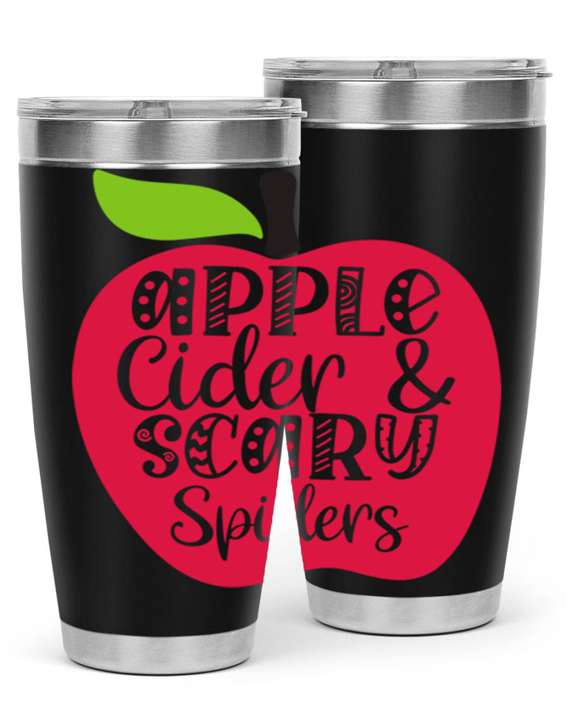 Apple Cider Scary Spiders 10#- fall- Tumbler