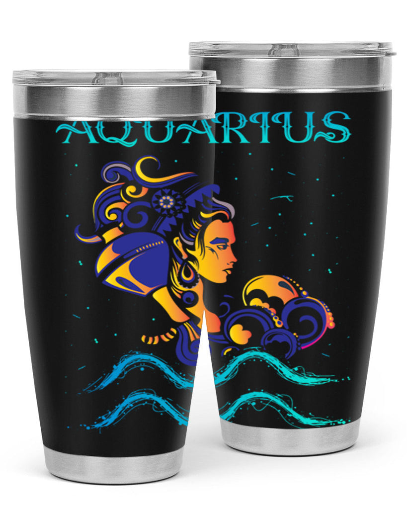 AquariusZodiac 76#- zodiac- Tumbler
