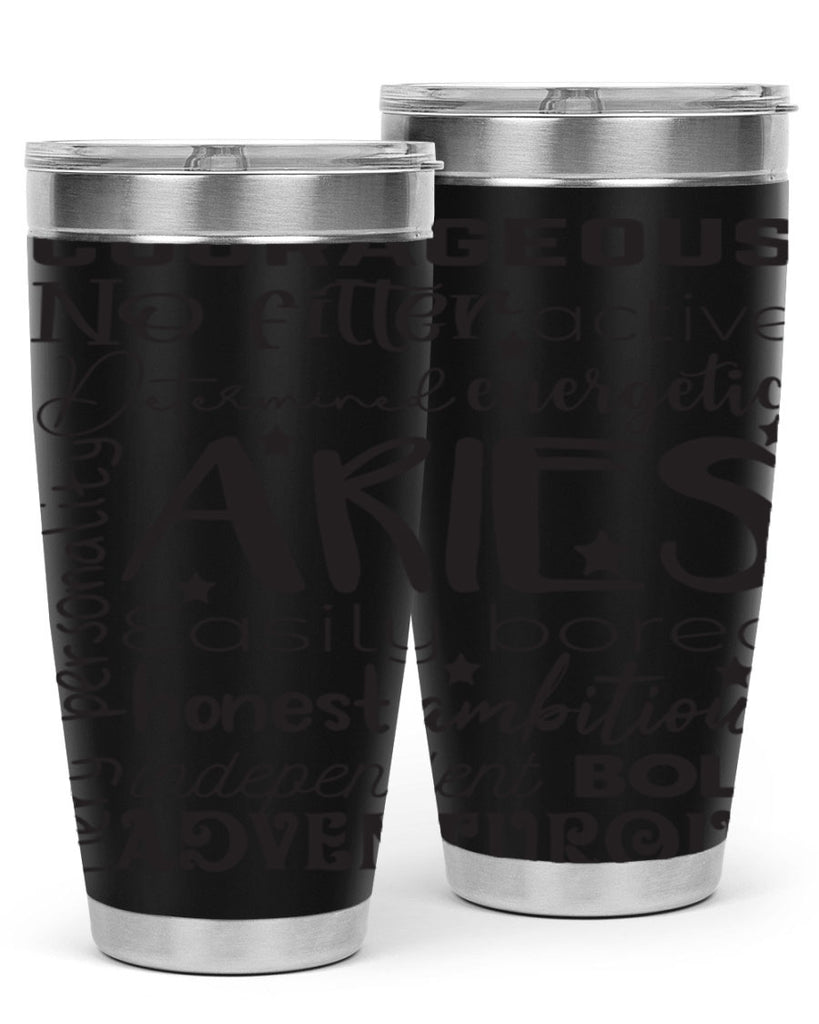 Aries 564#- zodiac- Tumbler