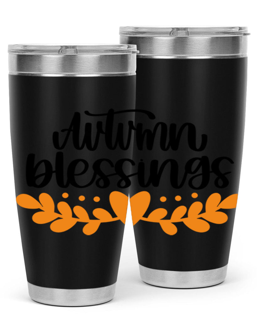 Autumn Blessings 472#- fall- Tumbler
