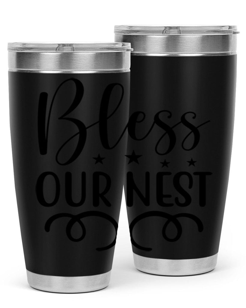 Bless Our Nest 50#- spring- Tumbler